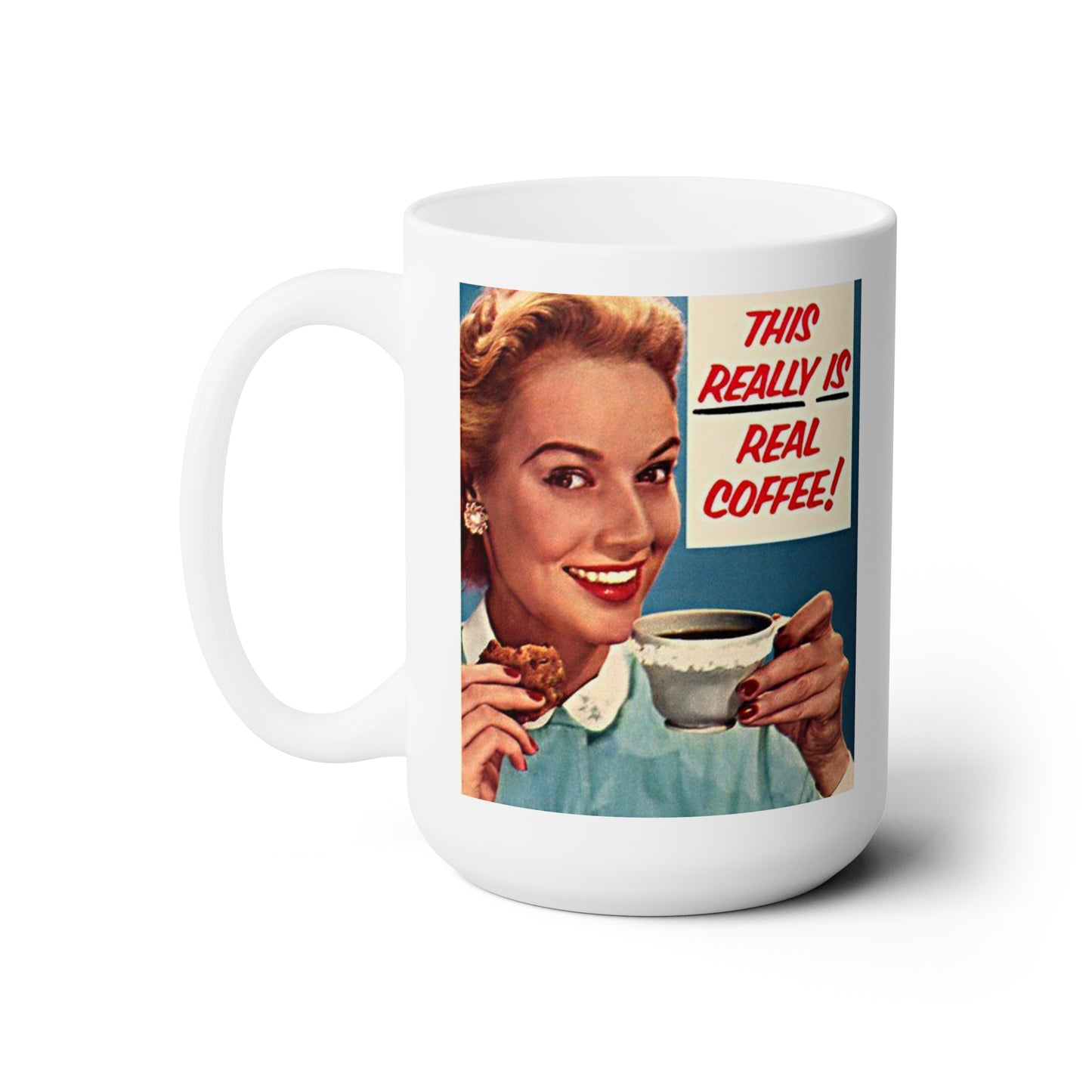 Classic Coffee Mug Vintage Coffee Mug Retro Coffee Cup Old School 15oz