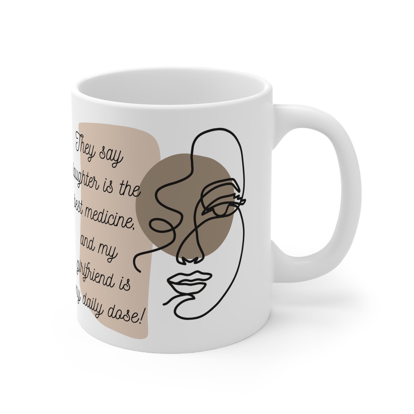 Girlfriend Coffee Mug Fun Mug Boyfriend Gift Romantic Gifts for Her Funny Mugs Ceramic 11oz