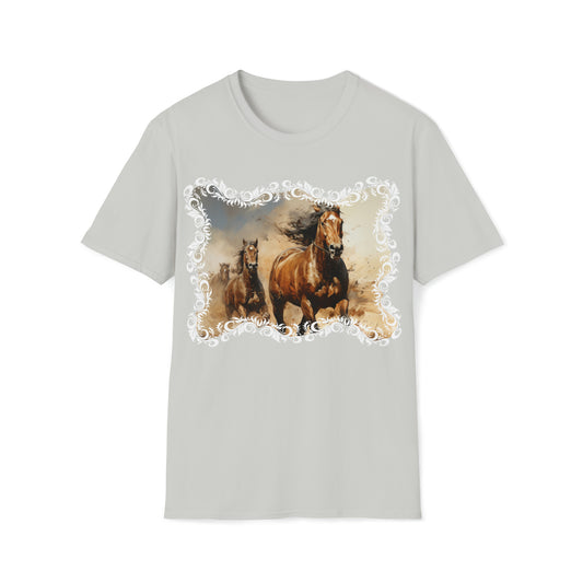 Western Graphic tee Horse Equestrian T-shirt I Ride Horses Shirt Horsing around Tee Shirt Equestrian Gift for Woman