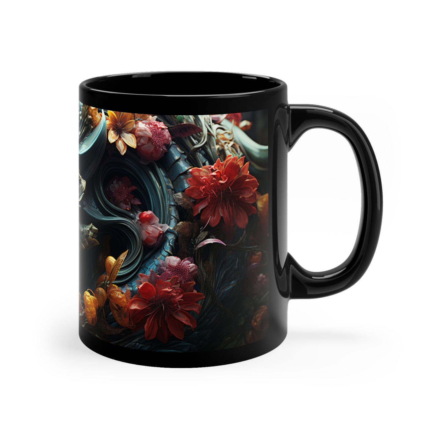 Snake Ceramic Mug Coffee Mug Snake Spirit Animal Snake Symbolism Snake Gift Shaman Mug Snake lover gift Celestial Mug Demon Mug design