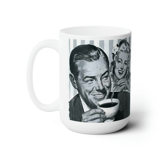 Vintage Photo Coffee Mug Classic Mug Black and White Retro Coffee Mugs 15oz