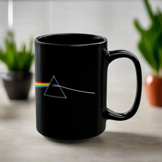 Pink Floyd Dark Side of the Moon Coffee Mug Classic Album Cover Mugs 15 oz Mug