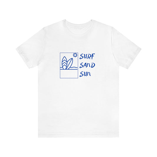 Surf Graphic Tees Crew Neck Woman Positive Tee Trendy Vintage T-shirt Punchy Cute Comfy Weird Artsy Trendy