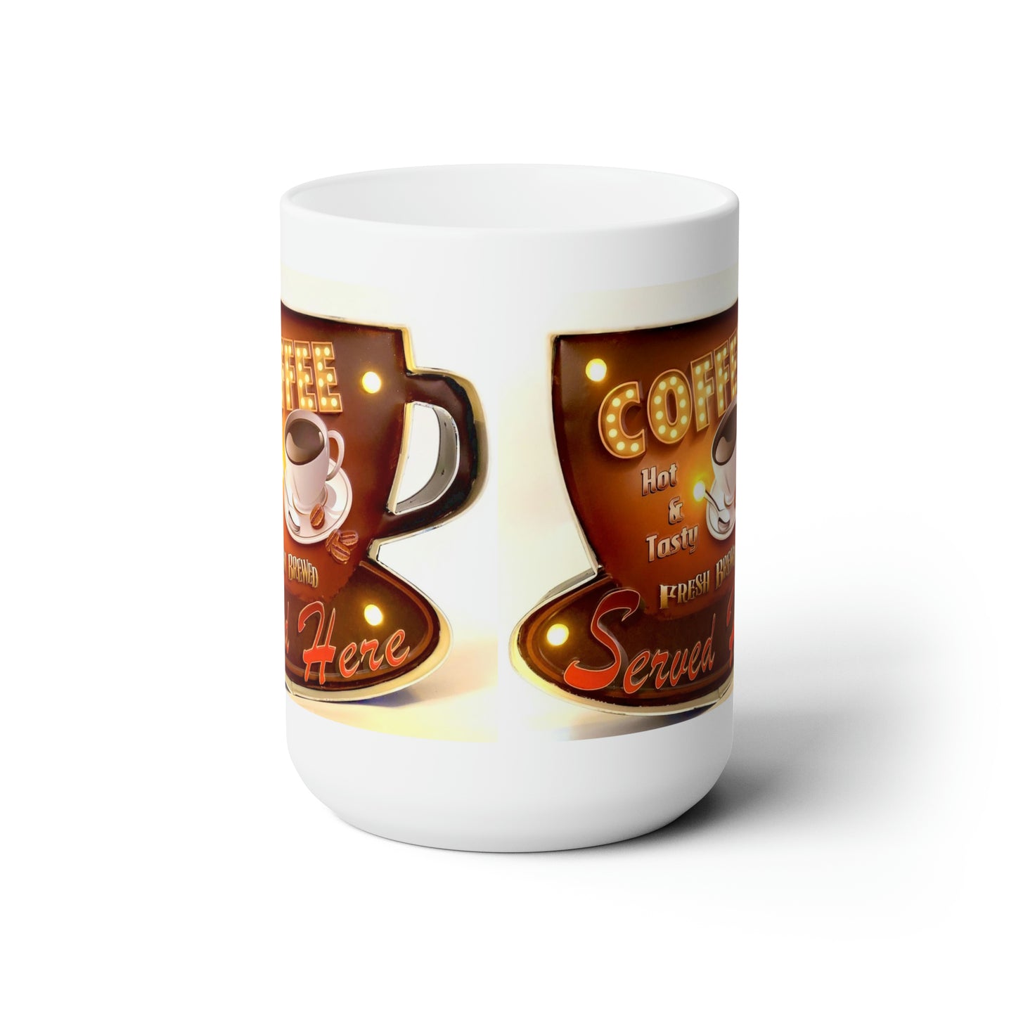 Old Vintage Sign Coffee Mug Retro Style Coffee Mug 15oz