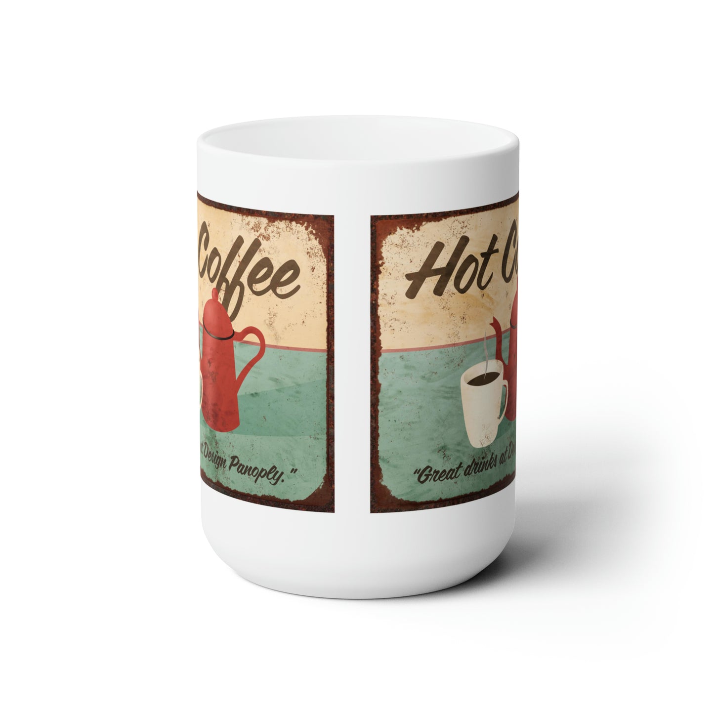 Vintage Coffee Mug Boho Classic Coffee Mugs Retro Boho Old Sign 15oz