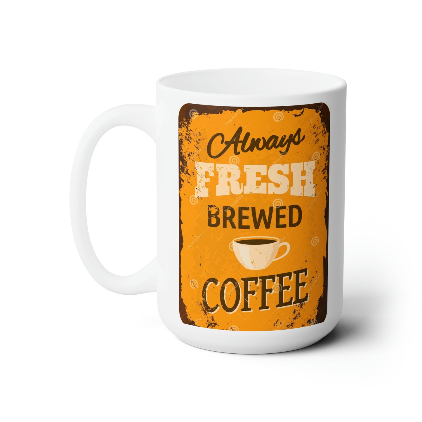 Vintage Style Coffee Mug Classic Design Coffee Mugs  15oz