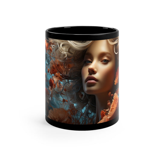 Blooming Joy Pressed Flower Mug Boho Wildflowers Cottagecore Coffee Mug Vintage Botanical Mug Flower Garden Lover Pastel Floral Nature