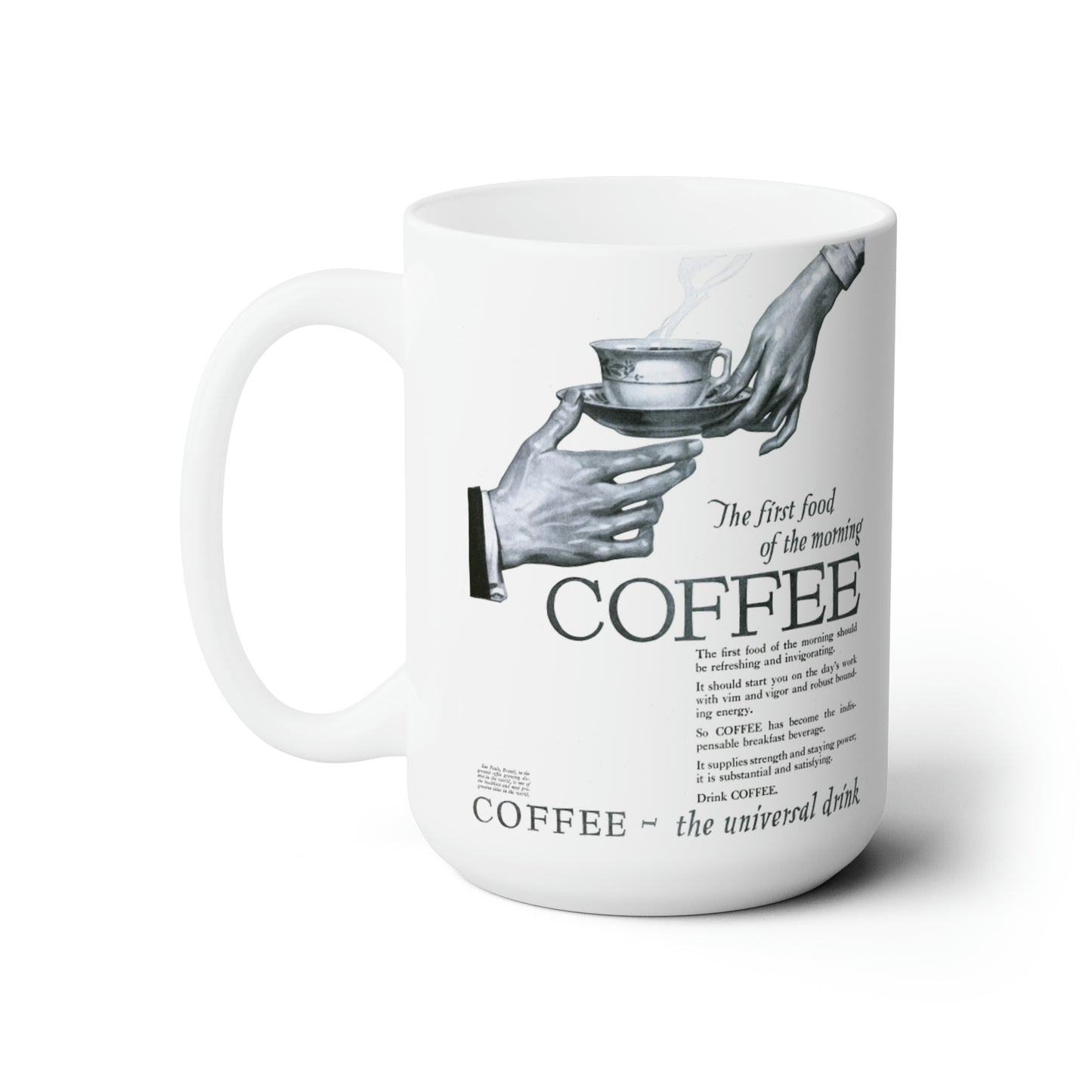 Tritonal Classic Coffee Mug Vintage Coffee Mug Retro Sign Coffee Mugs 15oz
