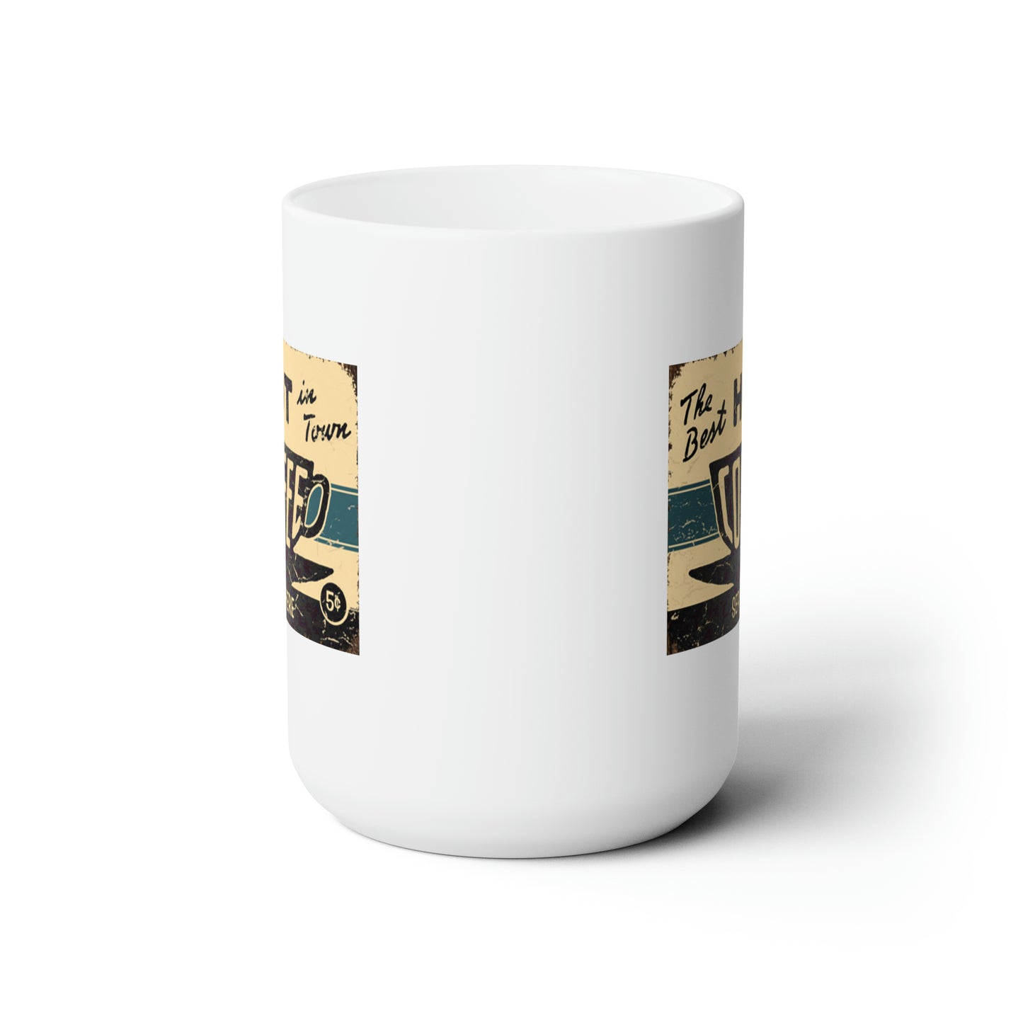 Vintage Coffee Mug Coffee Classic Style Sign Coffee Mugs 15oz