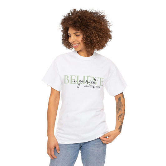 Graphic T-shirt Believe San Diego T Shirt Inspirational Graphic Tee Motivational Tee Positive Vibes Shirt Trendy Eye Catching