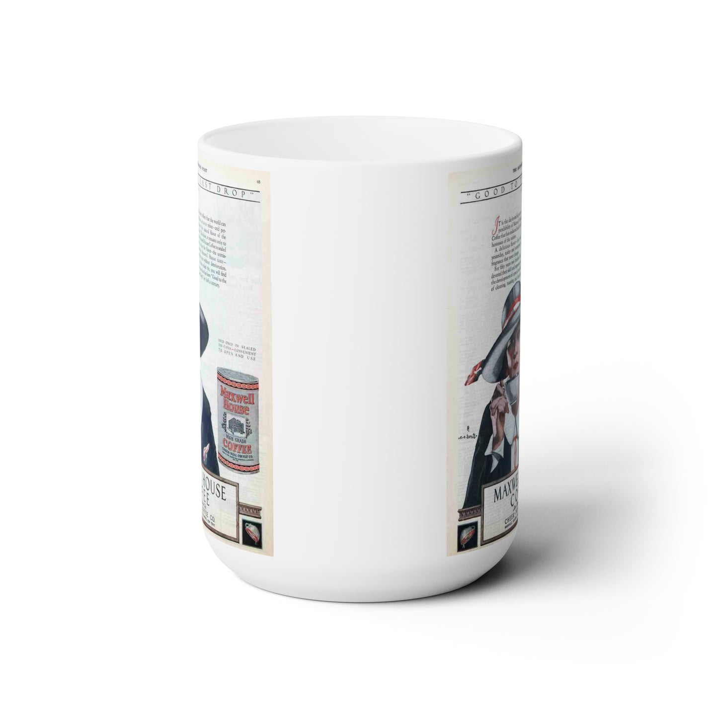 Classic Coffee Mug Vintage Coffee Mugs Retro Coffee Mug 15oz