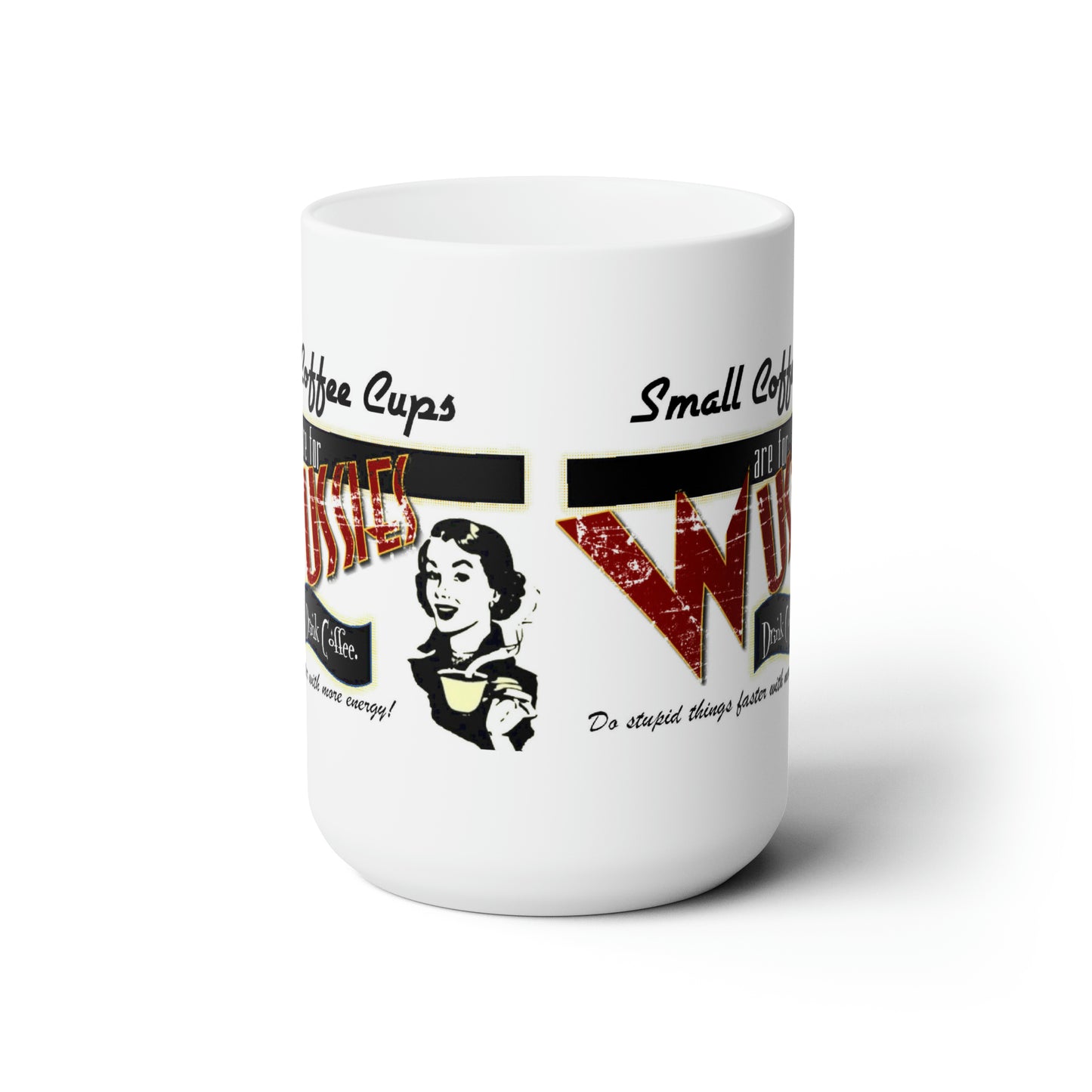 Vintage Sign Coffee Mugs Retro Style Coffee Mug Classic Coffee Mug Design 15oz