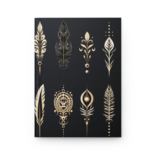 Indian Feather Notebook Journal Notebook Hardcover To-do Stationary Diary Planner Personalized Teacher Gift back to school Notepad