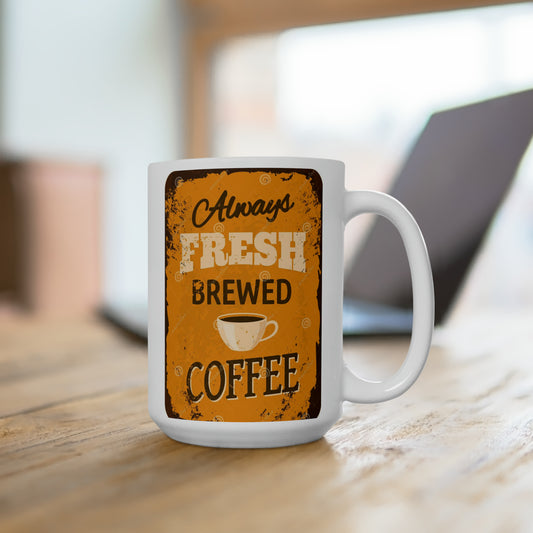 Vintage Style Coffee Mug Classic Design Coffee Mugs  15oz
