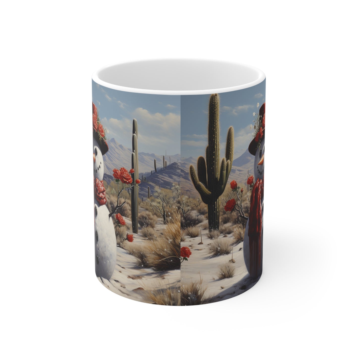 Enchanting Christmas Mug Funny Mug Secret Santa X-mas Mug Snowman Mug Vintage Christmas Mug Snow Man Coffee Mug Hot Chocolate Mug Holiday Mu