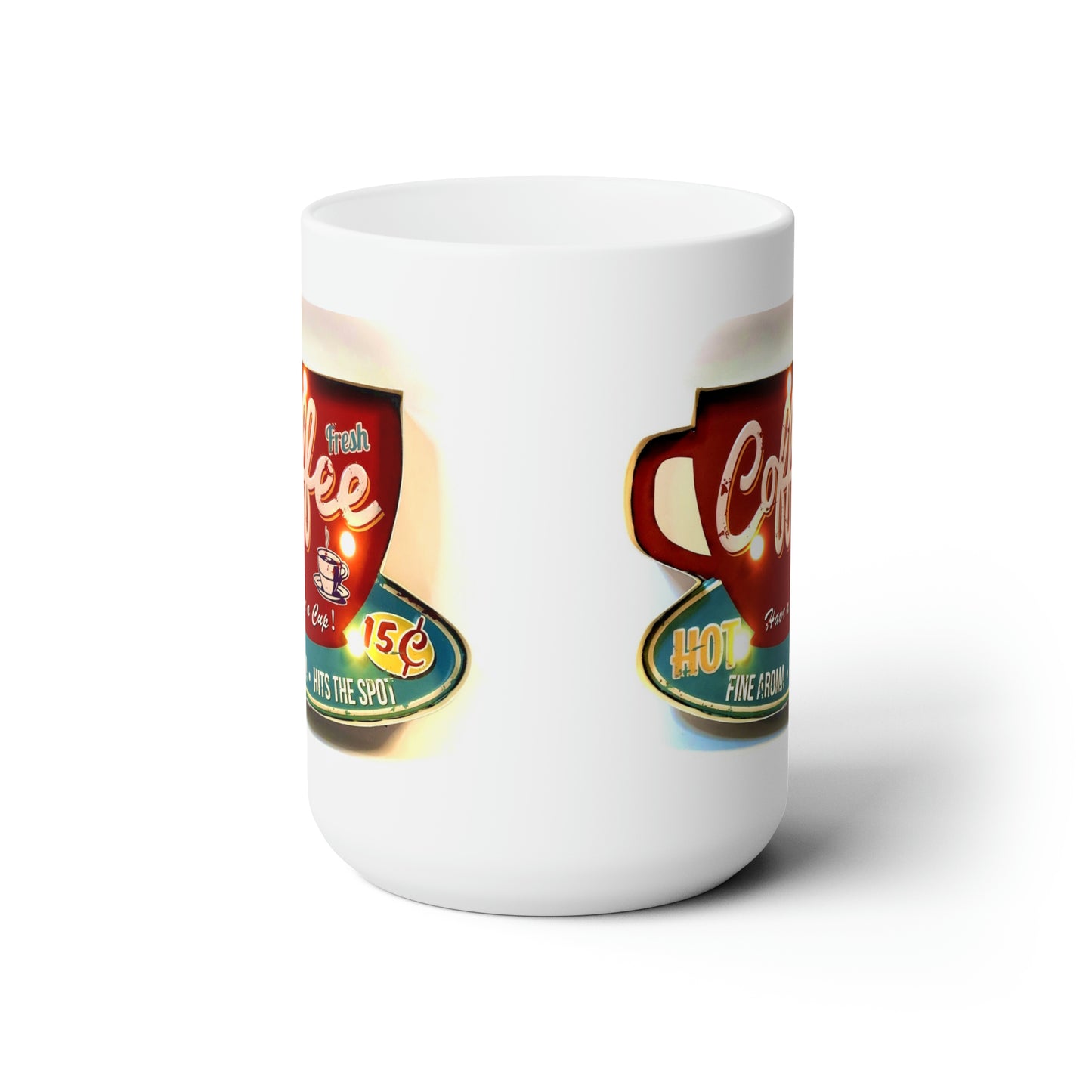 Retro Coffee Mug Coffee Mug Vintage Coffee Vintage Sign Cup 15oz