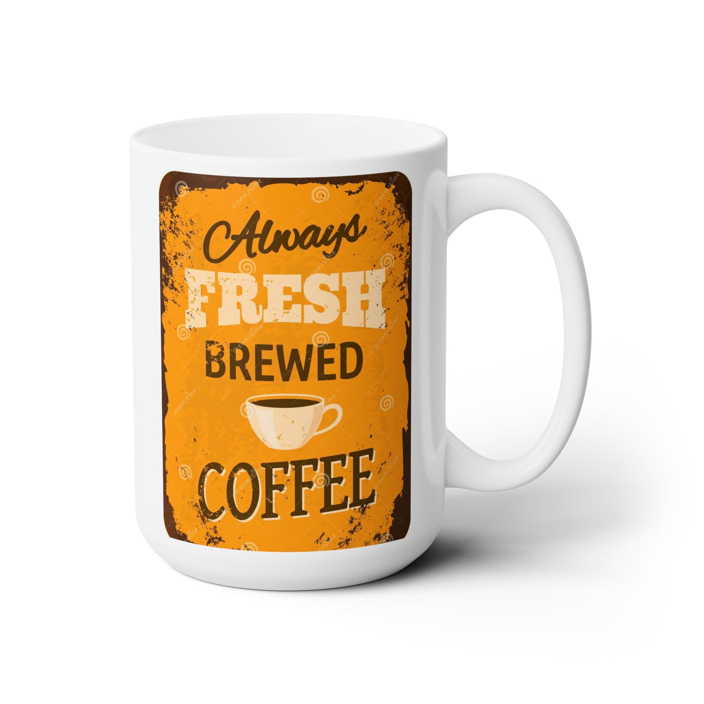Vintage Style Coffee Mug Classic Design Coffee Mugs  15oz