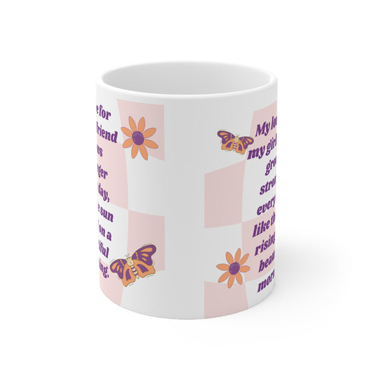 Girlfriend Coffee Mug Fun Mugs Boyfriend Gift Romantic Gifts for Her Funny Tea Cup Ceramic Mug 11oz