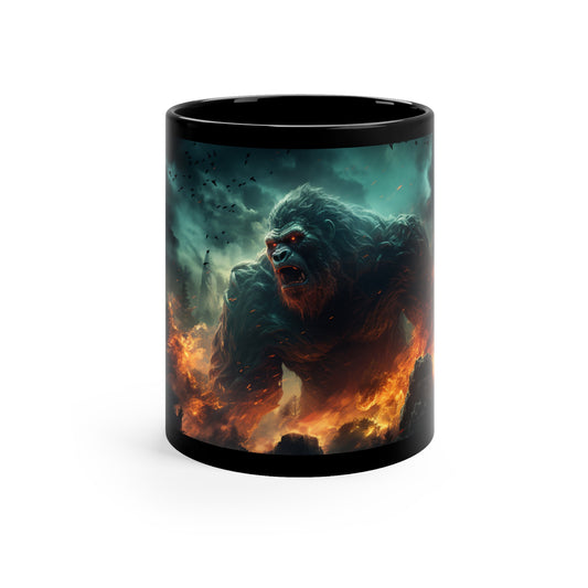 Bigfoot Ceramic Mug Yeti Mug Big Foot Mug Sasquatch Mug Sasquatch Cup Coffee Cup Coffee Mug