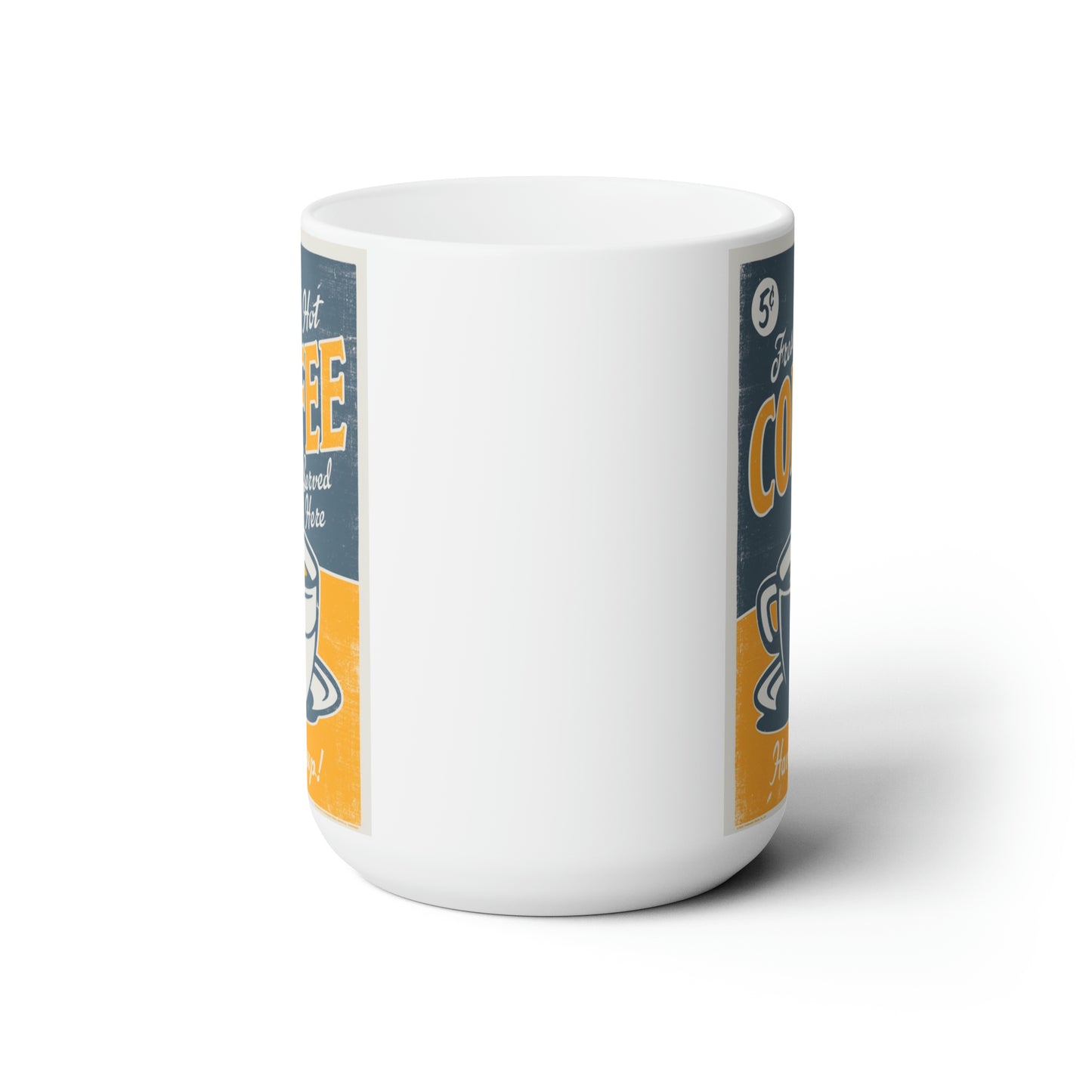 Retro Vintage Coffee Mug Classic Gift Coffee Mugs Vintage Sign Coffee Cup15oz