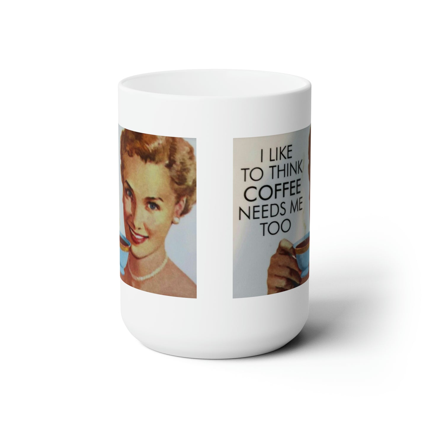 Classic Boho Coffee Mug Vintage Coffee Mug Retro Designed Coffee Cup  15oz