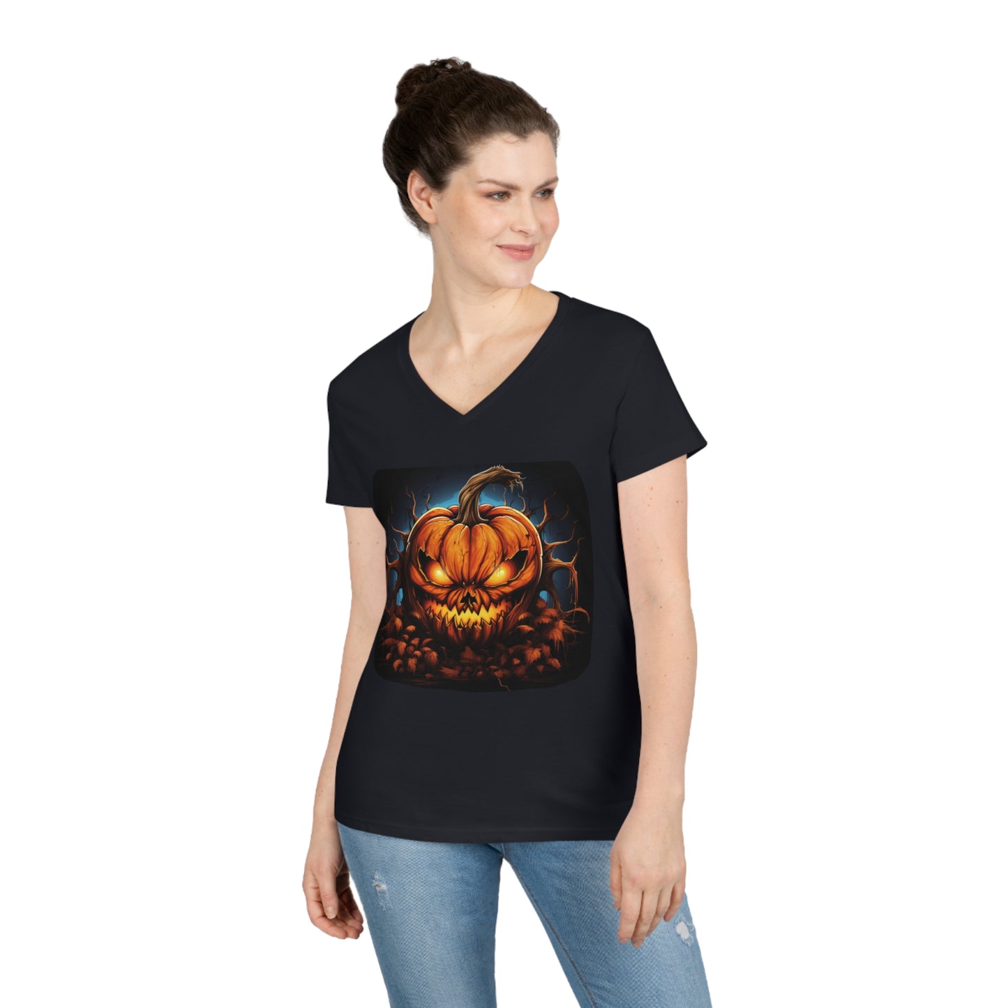 Halloween Sweatshirt, Fall Shirt for Woman, Spooky Season T-shirt Pumkin Shirt Funny Shirt Halloween Clothing Halloween Fall Shirt