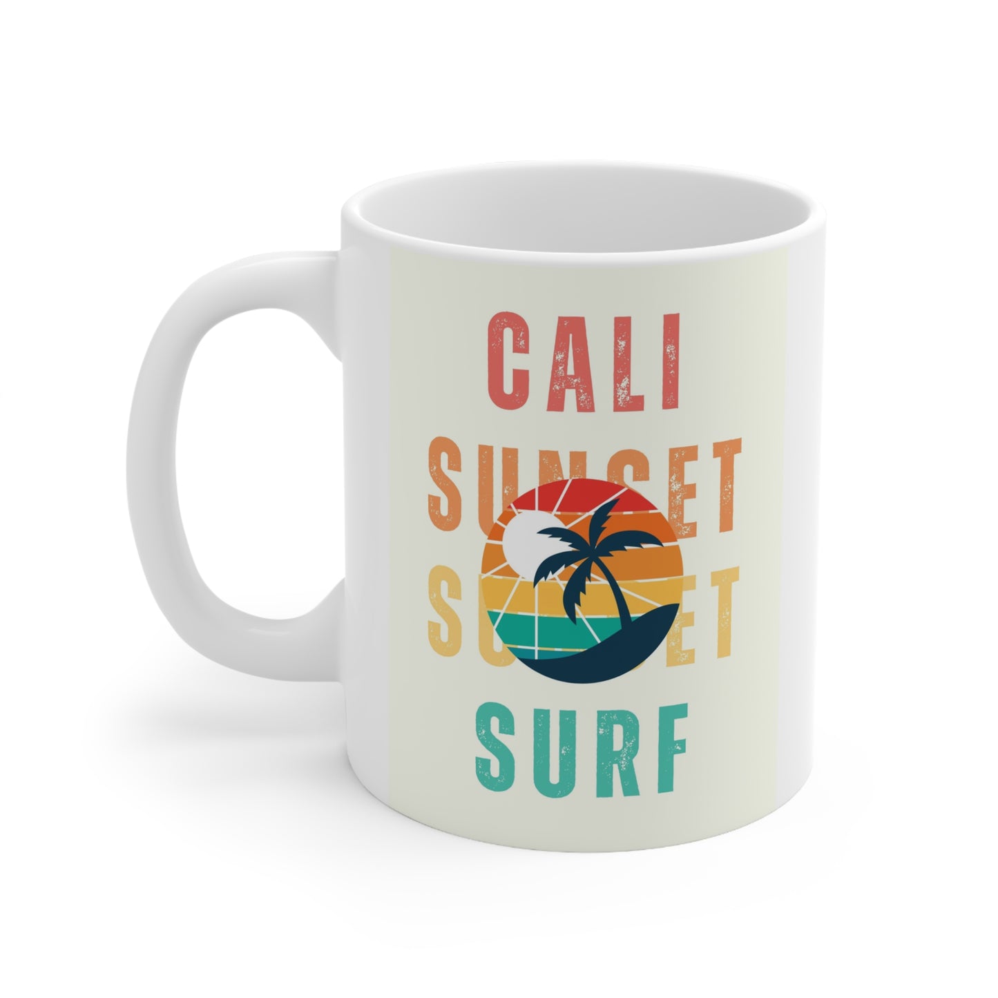 Graphic for Beach Coffee Mug Fun Beach Coffee Cup Ceramic mug Porcelain Travel Insulated Personalized Funny Novelty Custom