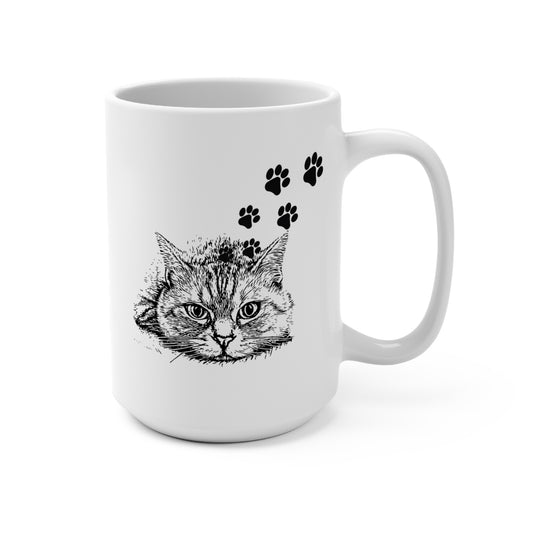 Coffee Mug Cat Lover Animal Coffee Cup 15oz