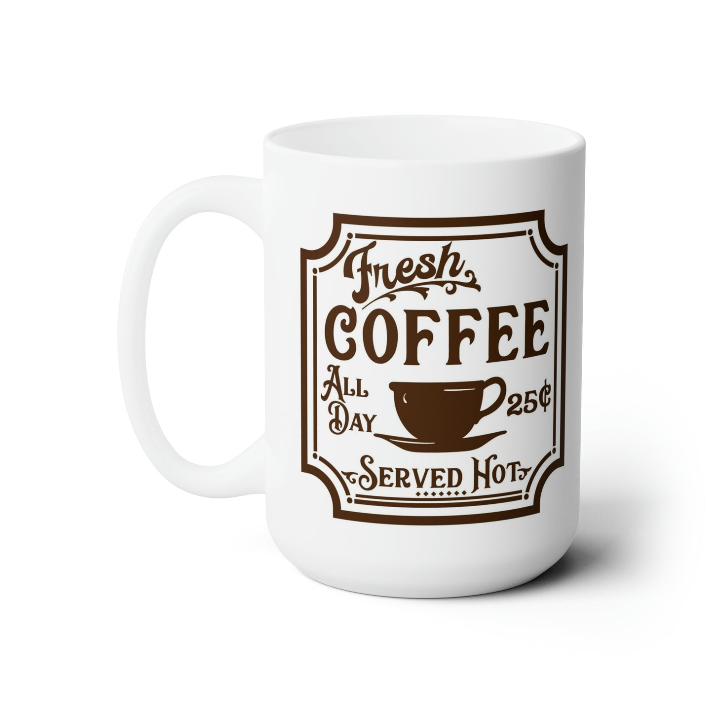 Old Vintage Boho Style Coffee Mug Retro Design Coffee Mugs 15oz