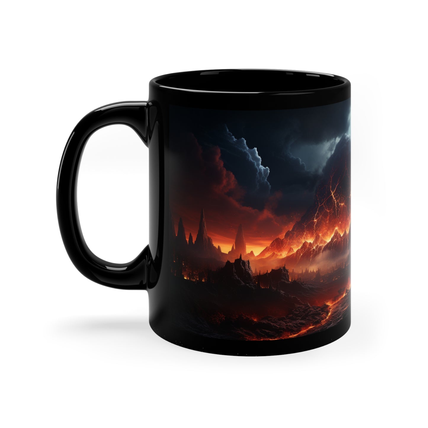 Volcano Mug Volcano Coffee Cup Lava Volcano Eruption Volcano Cup Coffee Funny Mug Island Coffee cup