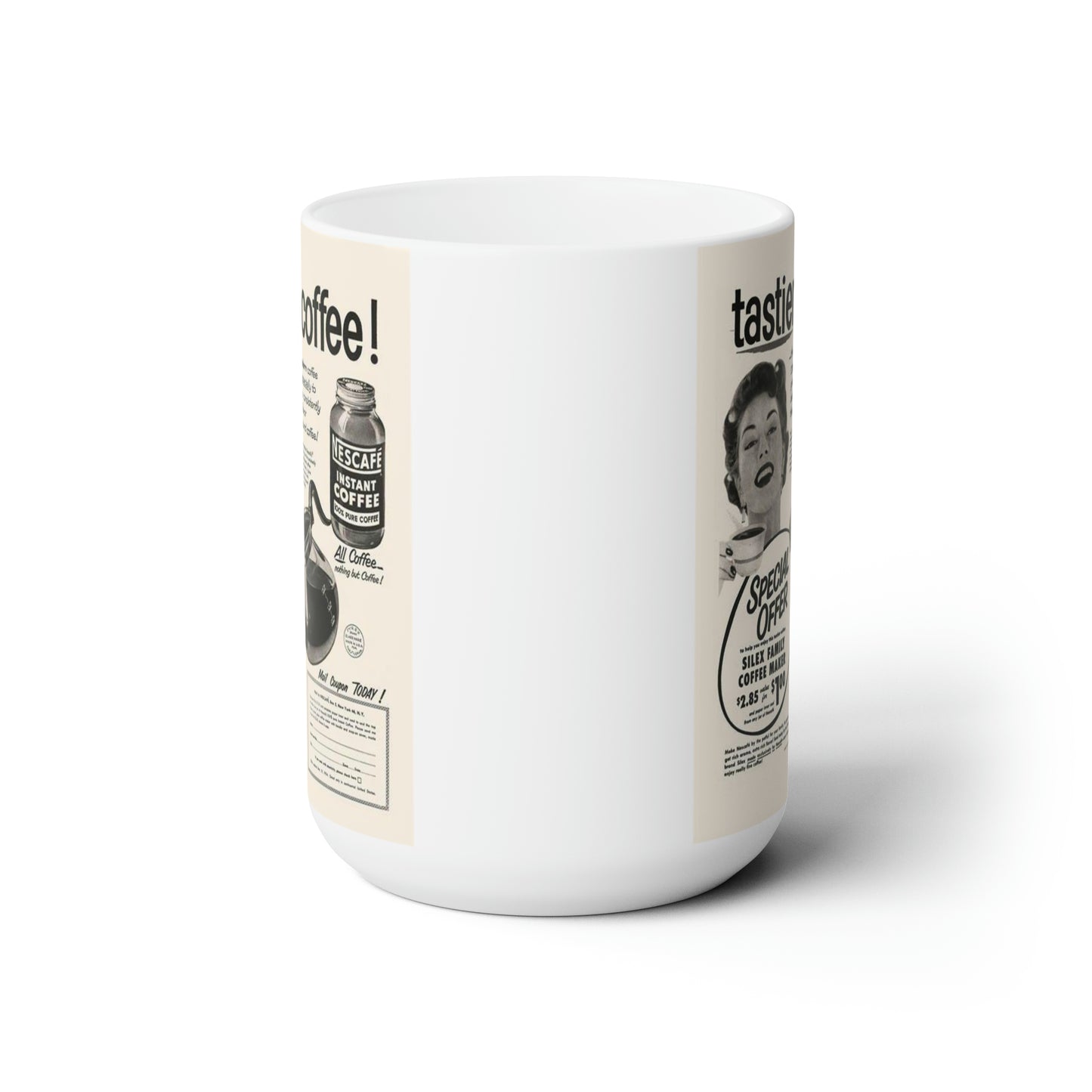 Classic Style Sign Coffee Mug Vintage Retro Old School Coffee Mugs 15oz