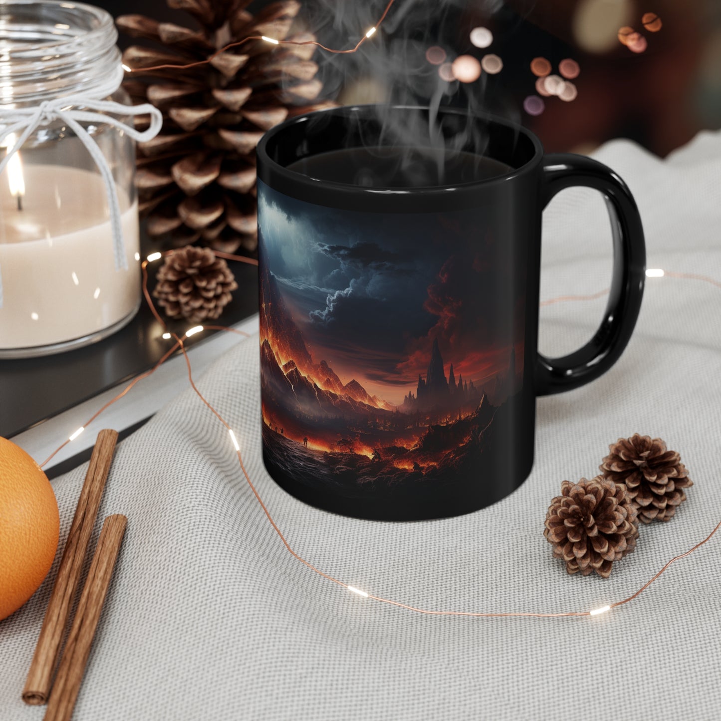 Volcano Mug Volcano Coffee Cup Lava Volcano Eruption Volcano Cup Coffee Funny Mug Island Coffee cup
