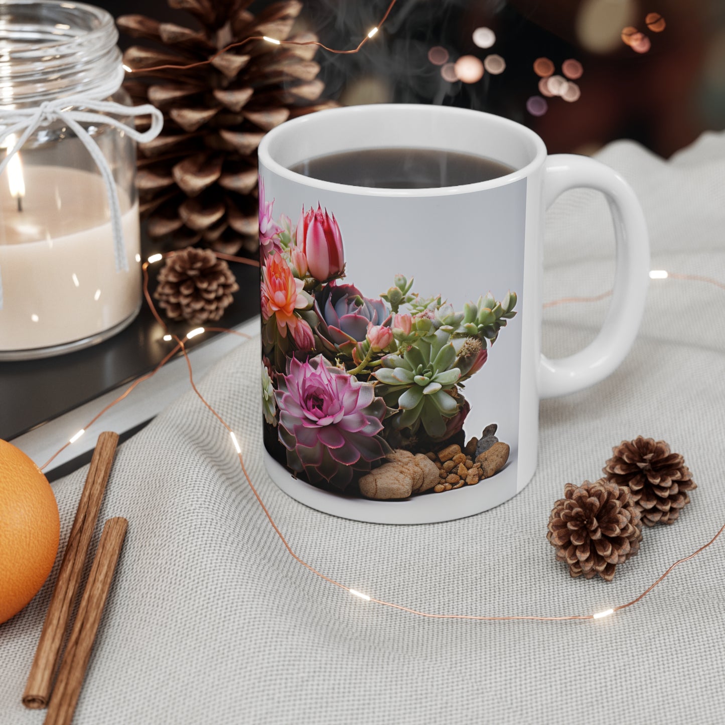 Cactus Mug- Succulent Cup- Cactus Lover Gift- Funny Gardening Coffee Mug- Plant Lover Cup- Its not Hoarding if its Plants Ceramic Mug 11oz