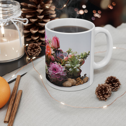 Cactus Mug- Succulent Cup- Cactus Lover Gift- Funny Gardening Coffee Mug- Plant Lover Cup- Its not Hoarding if its Plants Ceramic Mug 11oz