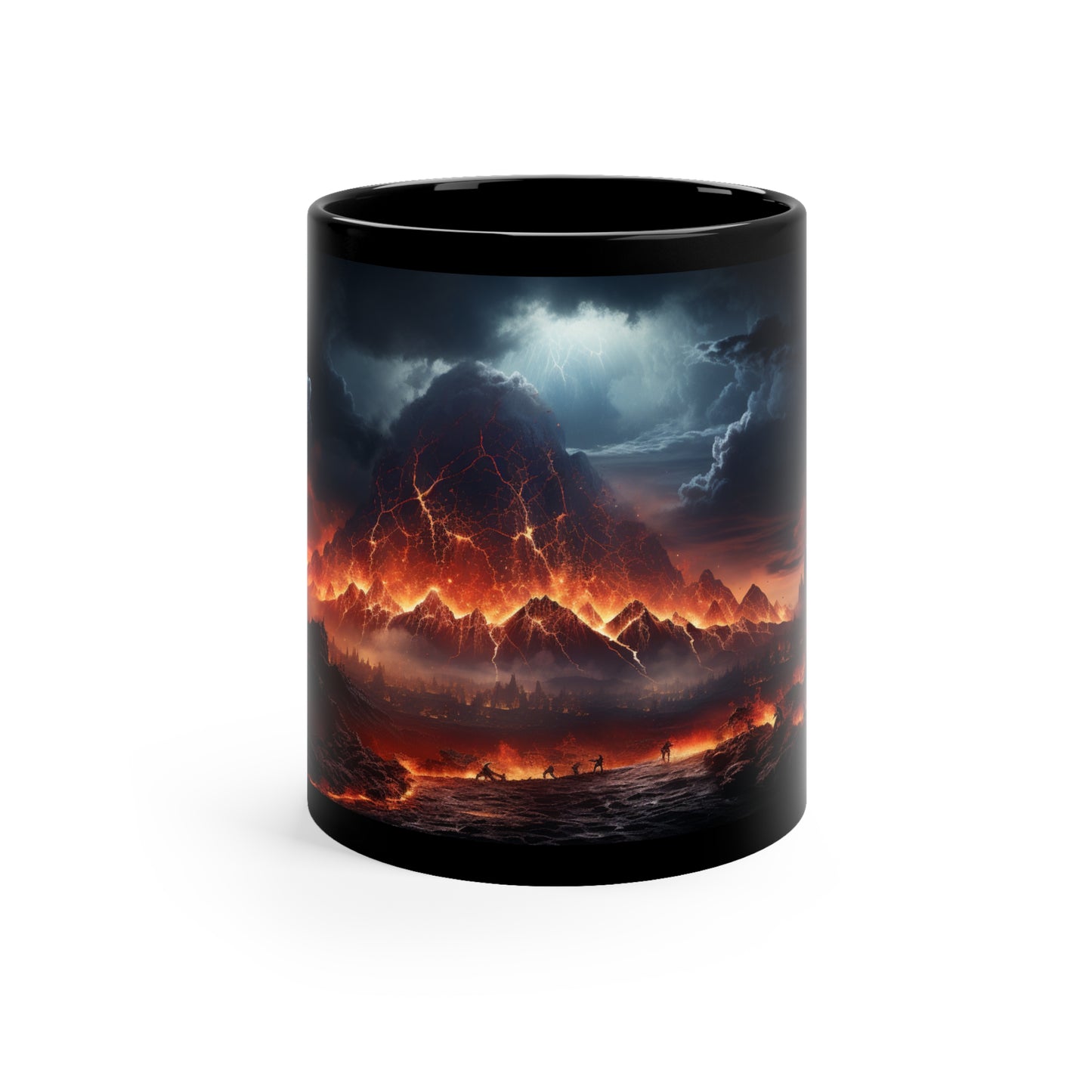 Volcano Mug Volcano Coffee Cup Lava Volcano Eruption Volcano Cup Coffee Funny Mug Island Coffee cup