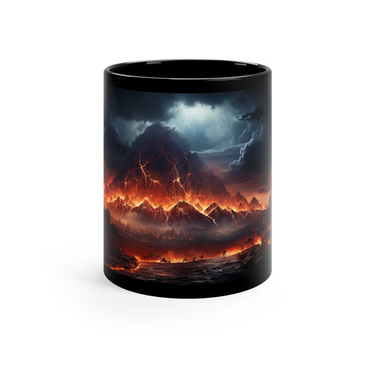 Volcano Mug Volcano Coffee Cup Lava Volcano Eruption Volcano Cup Coffee Funny Mug Island Coffee cup