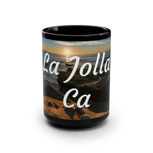 15oz La Jolla Cove Coffee Mug Beach Sunset Ocean Scenic Mug