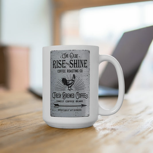 Classic Boho Vintage Coffee Mug Retro Style Funny Mugs 15oz