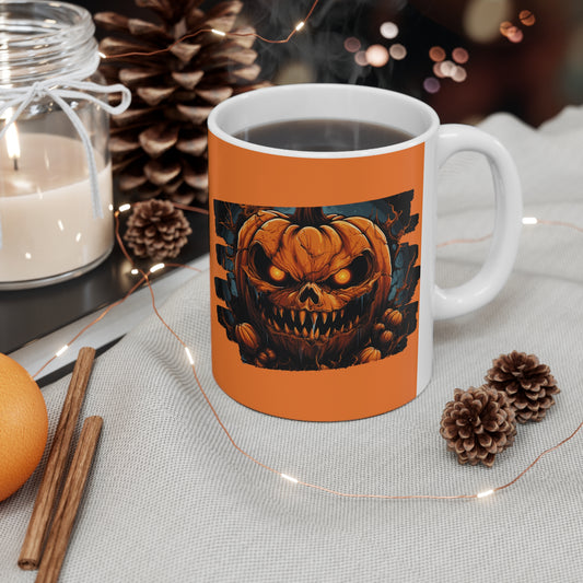 Halloween coffee mug, Fall Gift, Spooky Season Mug, Pumpkin Mug, Pumkin Cup
