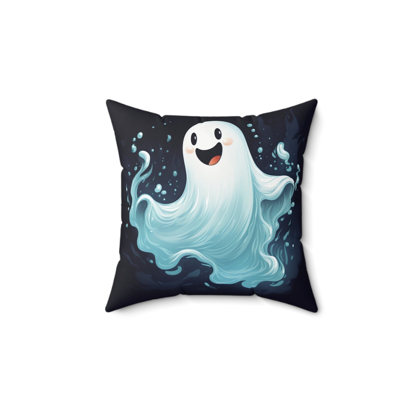 Ghost Pillow Halloween Pillows Ghost Decor Fall Color Pillow Throw Pillows Home Spooky Decorations Spun Polyester Square Pillow