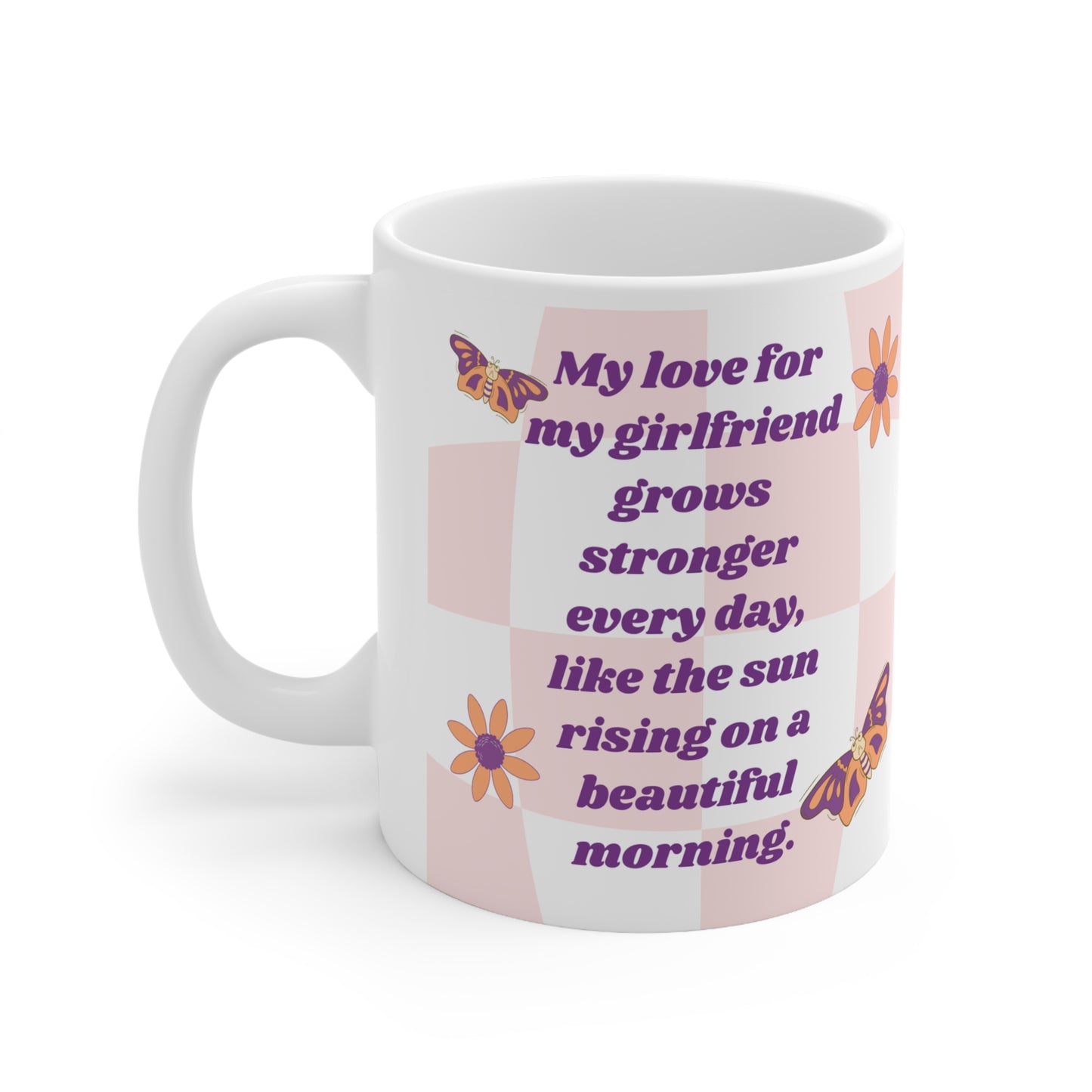 Girlfriend Coffee Mug Fun Mugs Boyfriend Gift Romantic Gifts for Her Funny Tea Cup Ceramic Mug 11oz