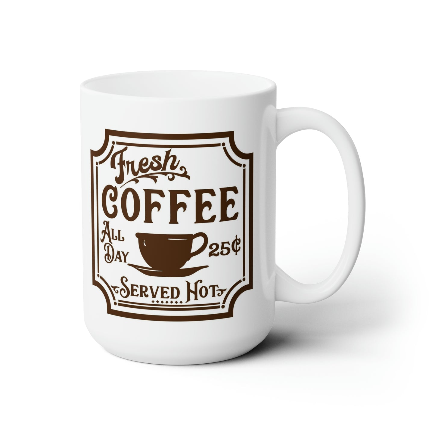 Old Vintage Boho Style Coffee Mug Retro Design Coffee Mugs 15oz