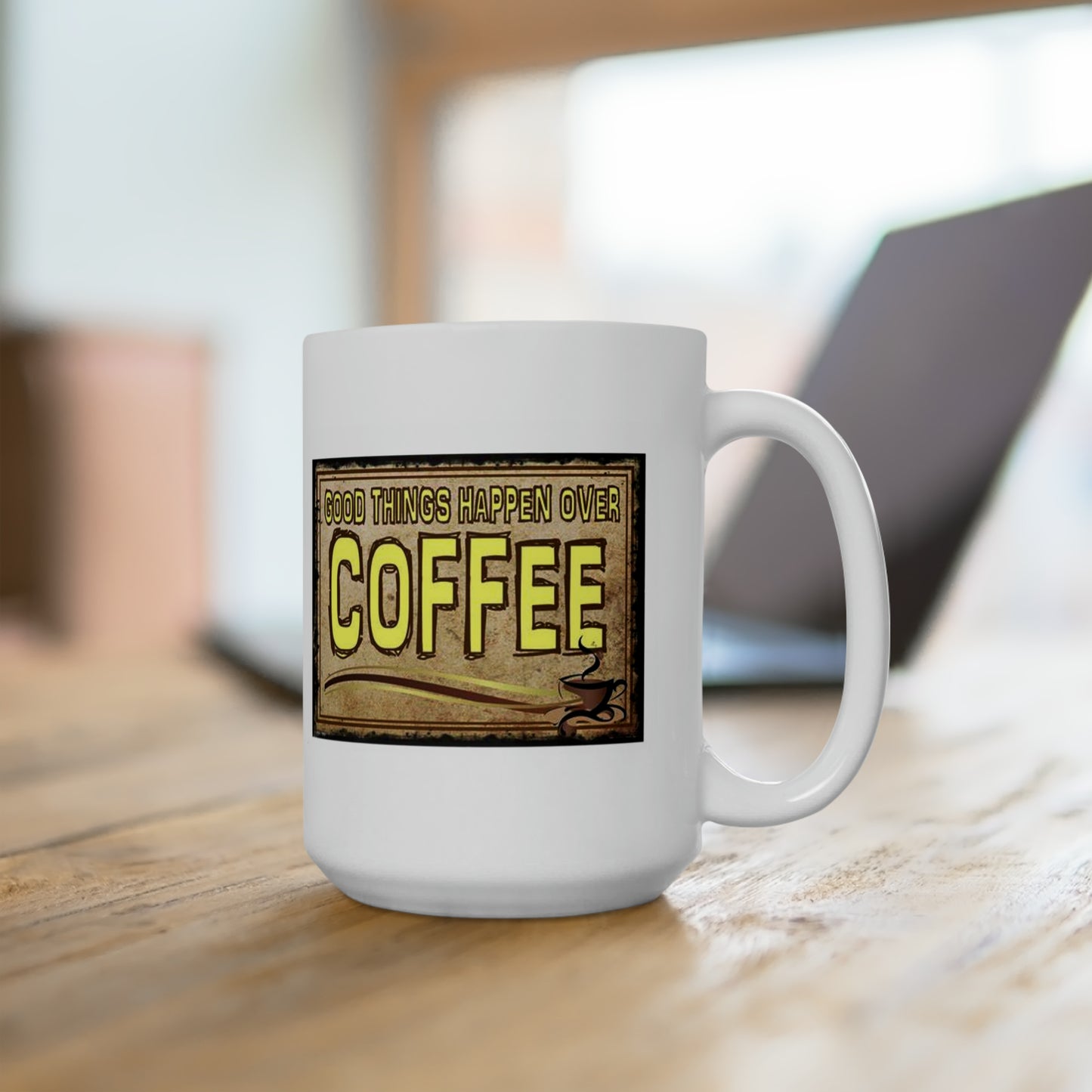 Coffee Mug Vintage Sign Style Mug Classic Design Retro Fun Coffee Mugs 15oz