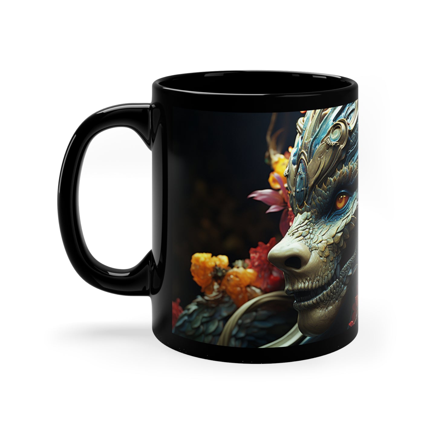 Snake Ceramic Mug Coffee Mug Snake Spirit Animal Snake Symbolism Snake Gift Shaman Mug Snake lover gift Celestial Mug Demon Mug design