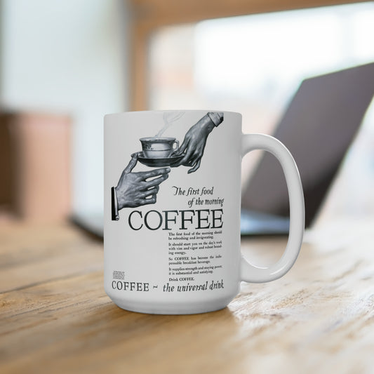 Tritonal Classic Coffee Mug Vintage Coffee Mug Retro Sign Coffee Mugs 15oz
