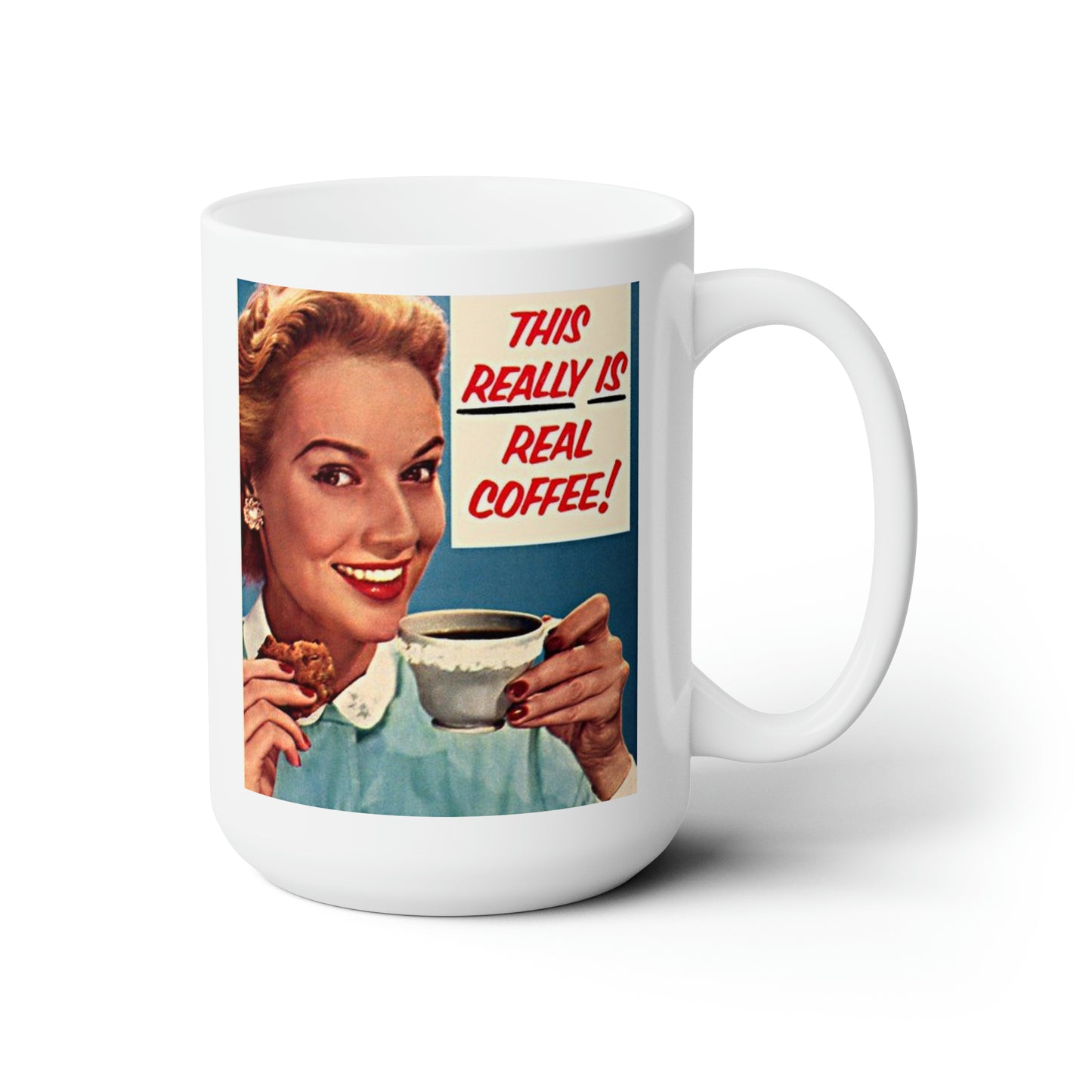 Classic Coffee Mug Vintage Coffee Mug Retro Coffee Cup Old School 15oz