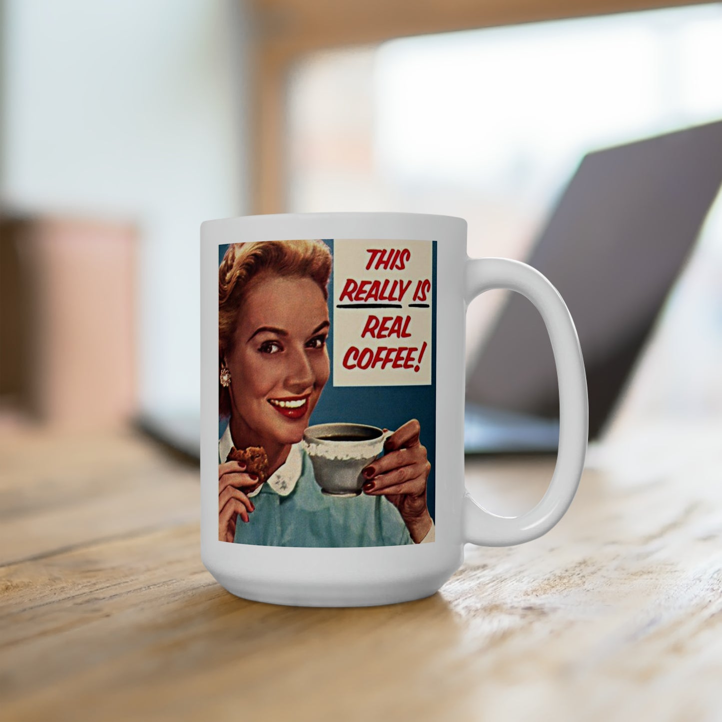 Classic Coffee Mug Vintage Coffee Mug Retro Coffee Cup Old School 15oz