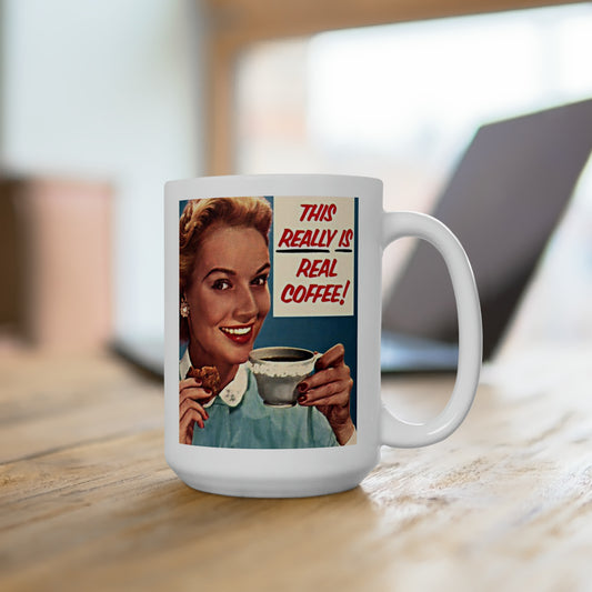 Classic Coffee Mug Vintage Coffee Mug Retro Coffee Cup Old School 15oz