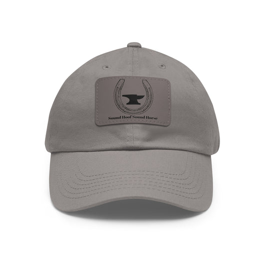 Farrier Hat Blacksmith Hat Horseshoer Hat with Patch Anvil and Horseshoe Quote for Horse Lovers