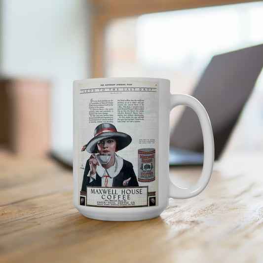 Classic Coffee Mug Vintage Coffee Mugs Retro Coffee Mug 15oz
